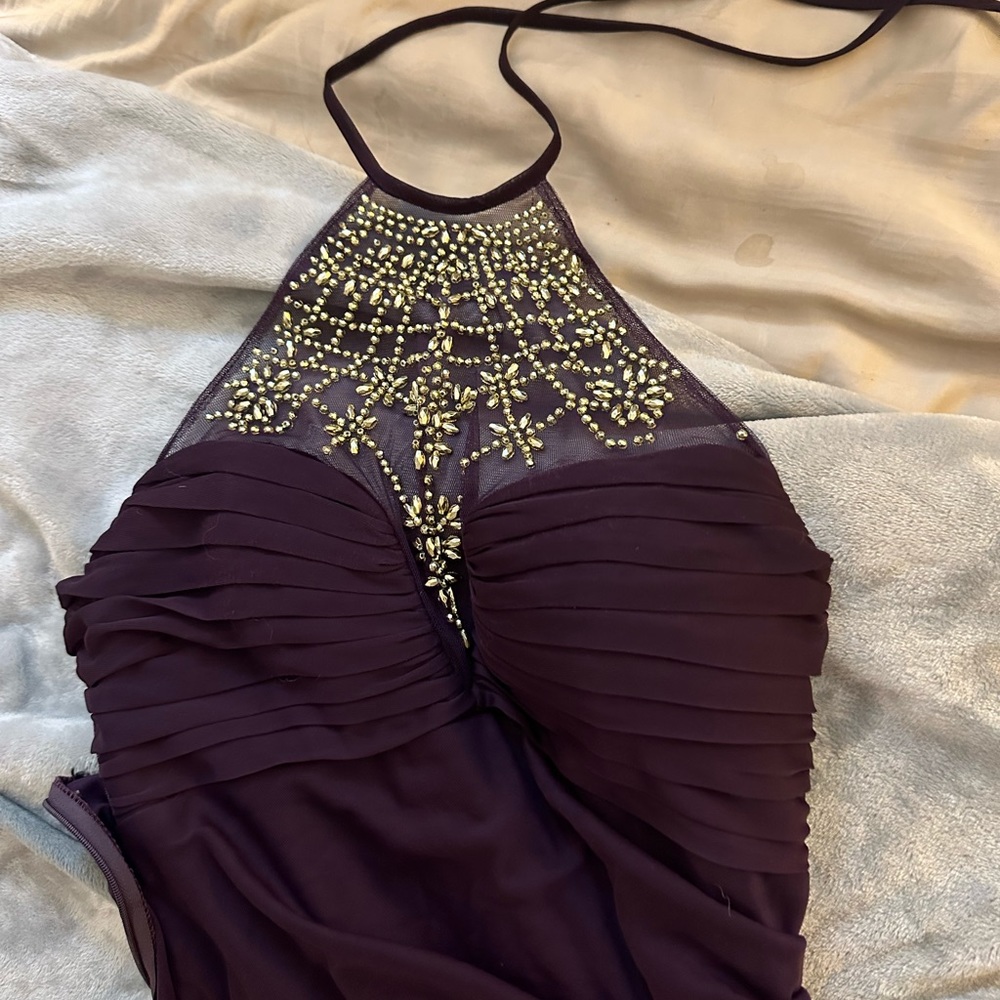 Formal purple dress